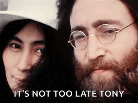 huge dick gif|John Lennon and Yoko Ono